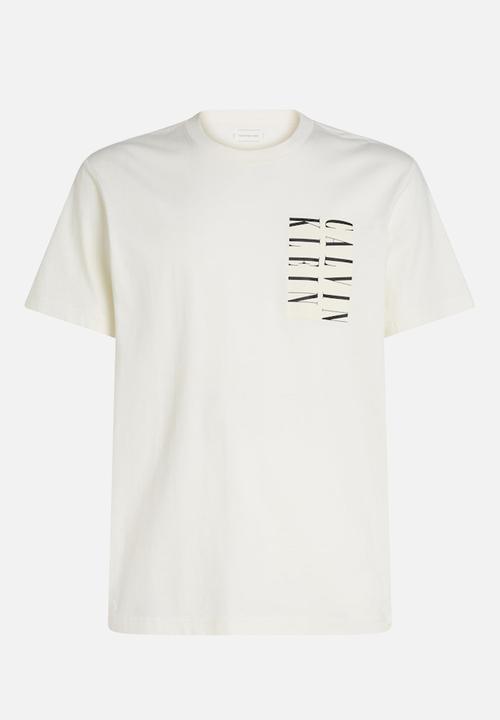 Calvin Klein - Serif Box Graphic Tee - Tofu