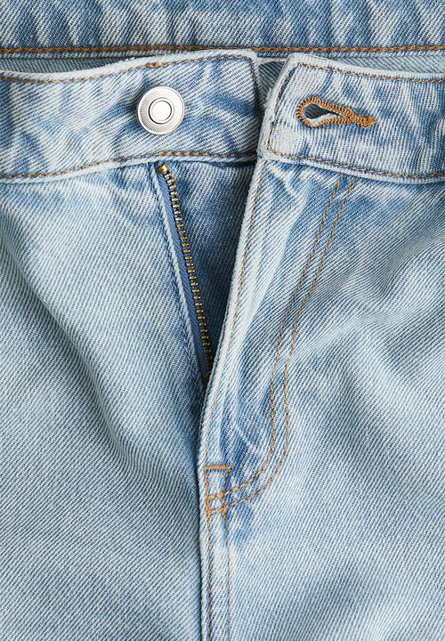 H&M - Bermuda regular denim shorts - light denim blue