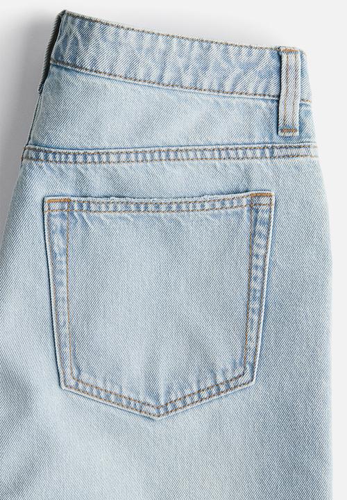 H&M - Bermuda regular denim shorts - light denim blue