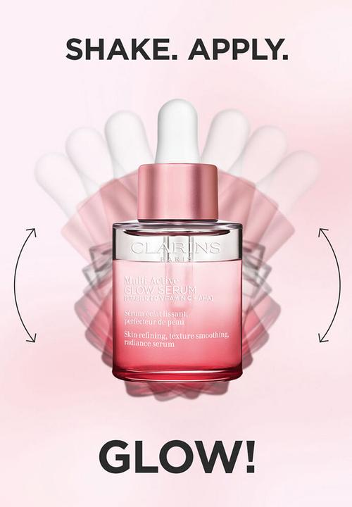 Clarins - Multi-Active Vitamin C + AHA Smoothing, Radiance-Boosting Glow Serum
