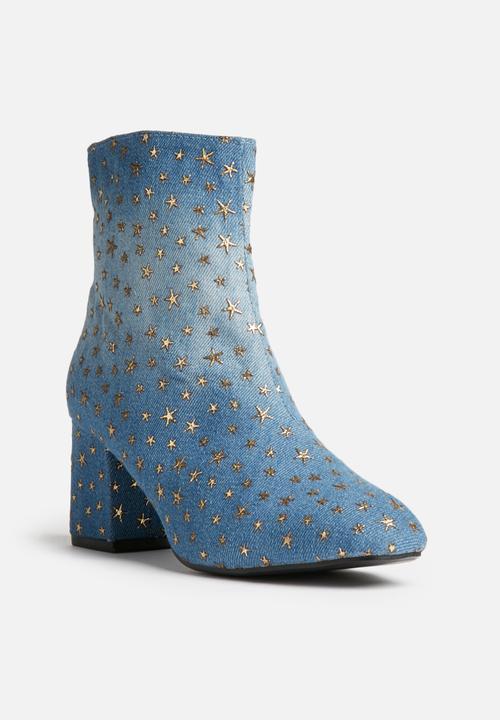 Daisy Street - Kylee Denim Star Boot