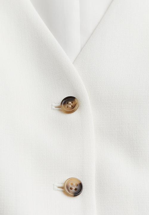 H&M - Tailored suit waistcoat - white