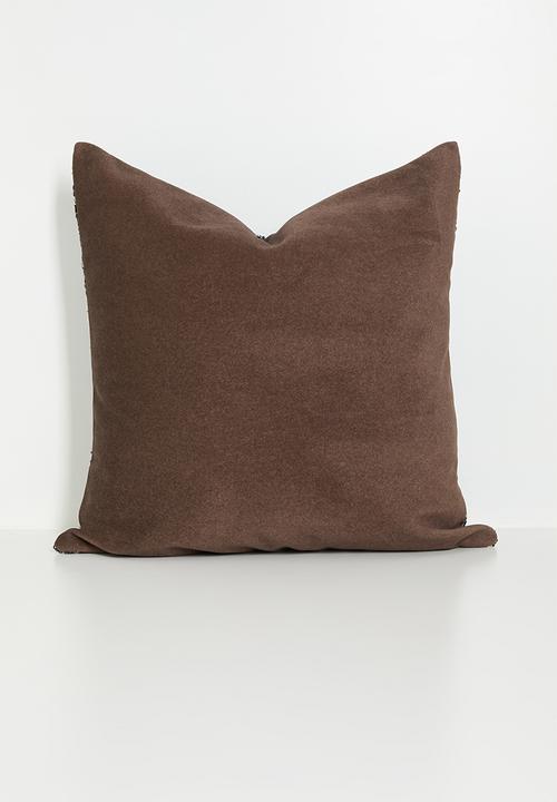 Hertex Fabrics - Clarisse Cushion Cover - Ebony