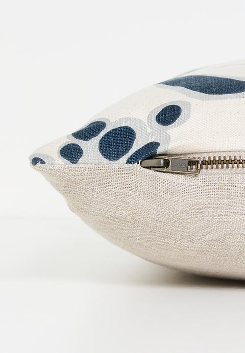 Hertex Fabrics - Karoo cushion cover - Blue &  Neutral 