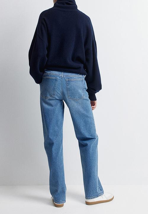 H&M - Mama straight jeans - light denim blue
