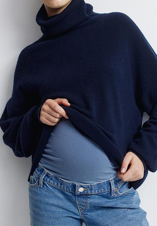 H&M - Mama straight jeans - light denim blue