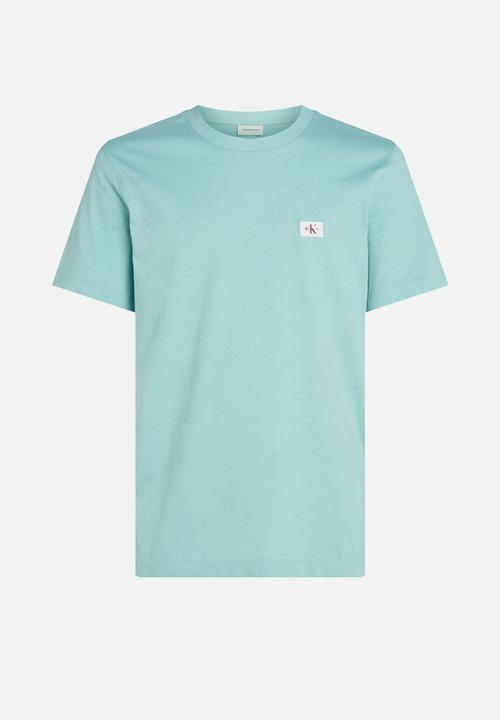 Calvin Klein - Woven Label Regular Tee - Fresh Mint