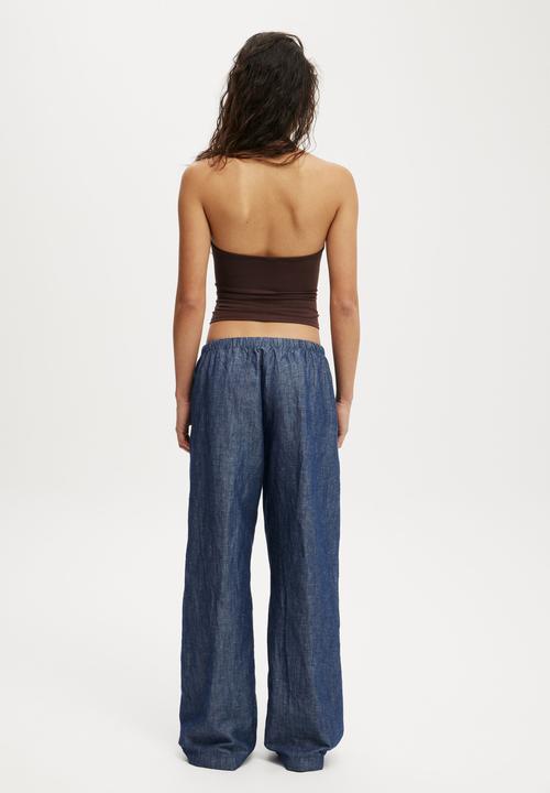 Cotton On - Haven wide leg pant - indigo