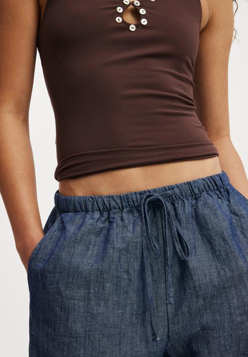 Cotton On - Haven wide leg pant - indigo