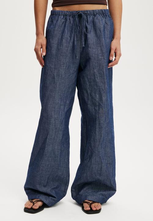 Cotton On - Haven wide leg pant - indigo