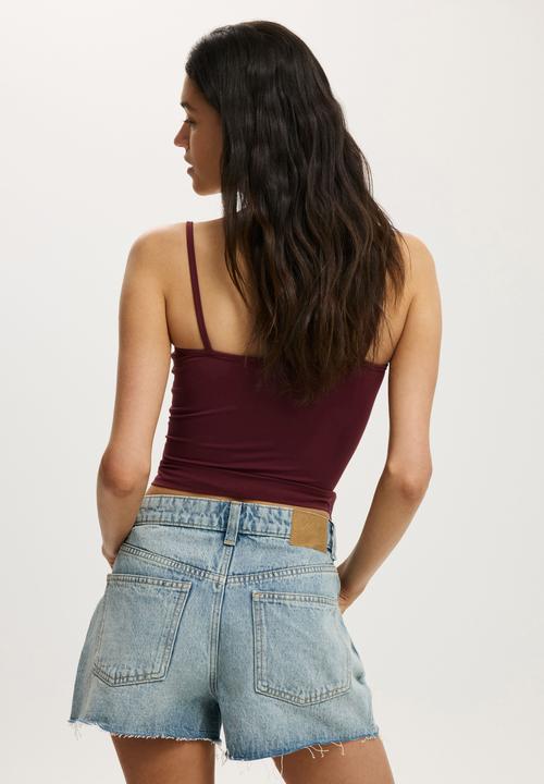 Cotton On - Original cut off denim short - supercut blue
