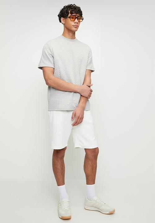 Brave Soul - T-Shirts - Silver Grey