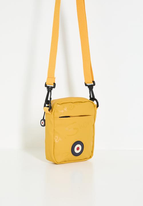 Ben Sherman - Compact Crossbody Wax Plastisol - Banana
