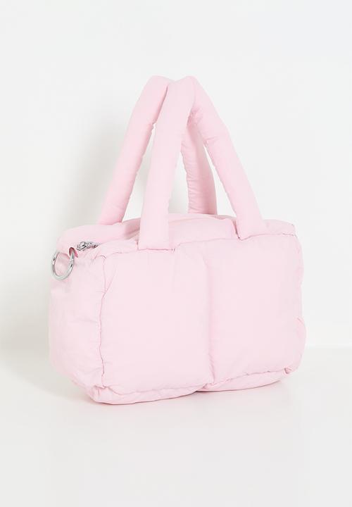 Pop Candy - Mini padded duffel bag with padded detachable strap - pale pink