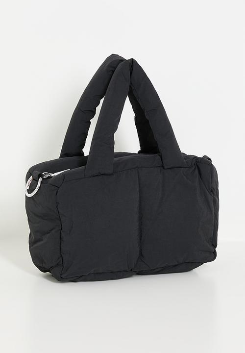 Pop Candy - Mini padded duffel bag with padded detachable strap - black