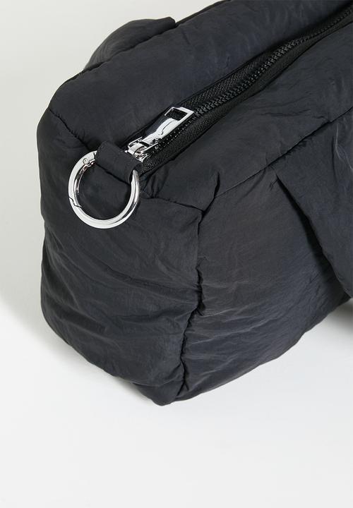 Pop Candy - Mini padded duffel bag with padded detachable strap - black