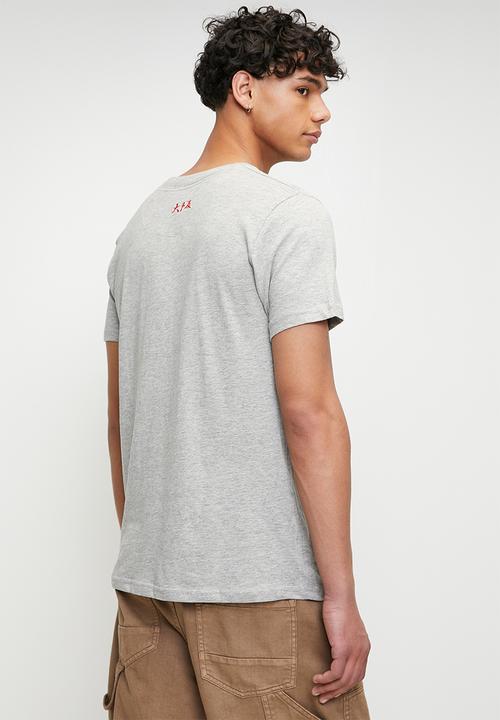 Brave Soul - T-Shirts - Light Grey Marl
