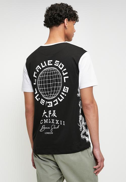 Brave Soul - T-Shirts - Jet Black