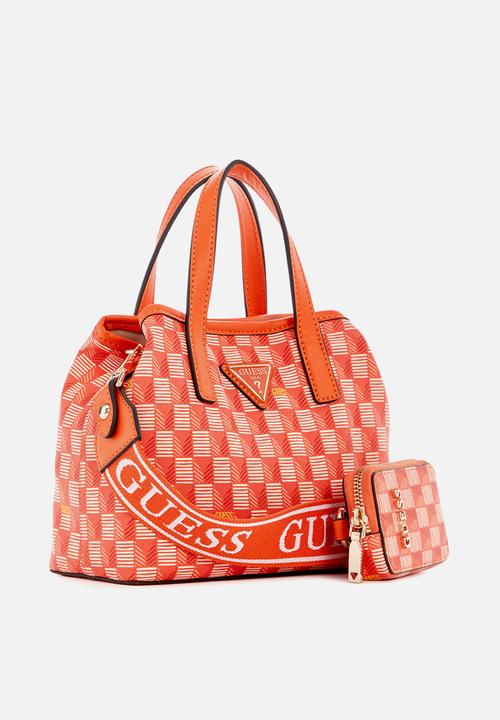 GUESS - G wave mini tote - orange logo