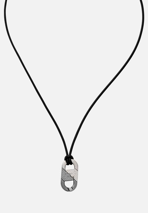 Emporio Armani - Pendant Necklace - Black