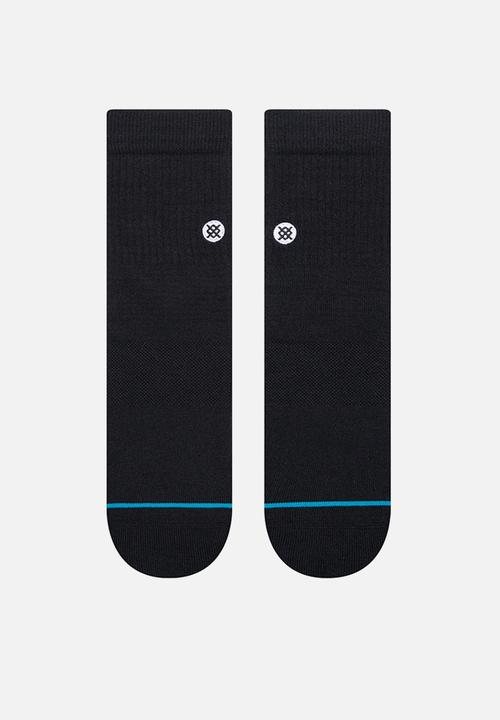 Stance Socks - Icon Quarter - Black