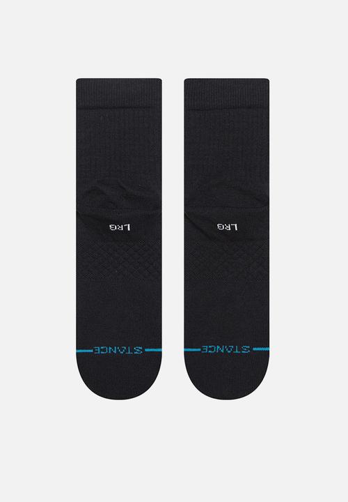 Stance Socks - Icon Quarter - Black