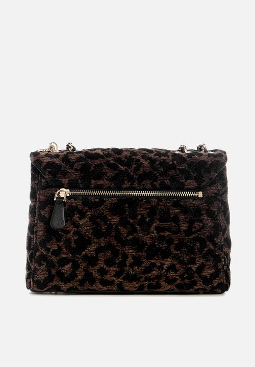 GUESS - Giully ii 2 comp cnvrtble flap - black