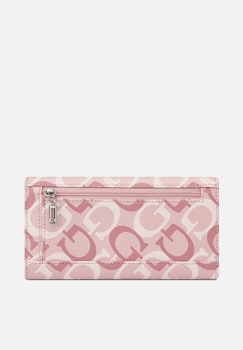 GUESS - Abbas slg slim clutch - pink