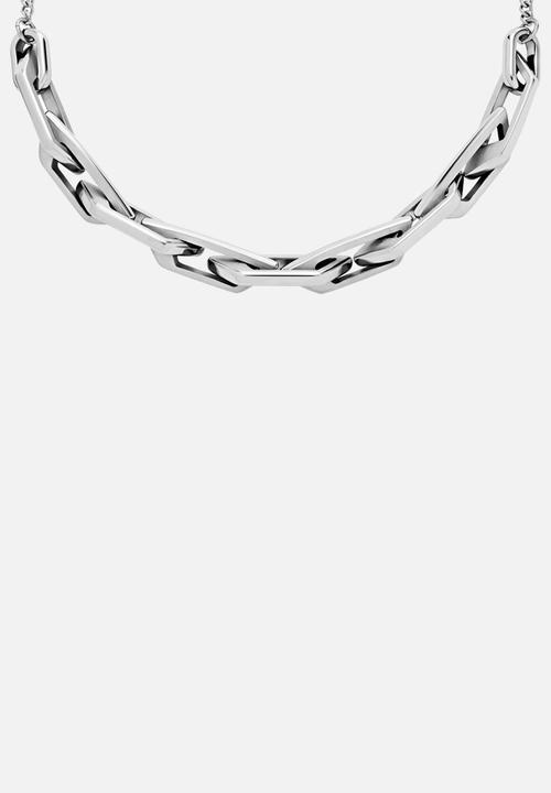 Diesel  - D Logo Necklace - Silver