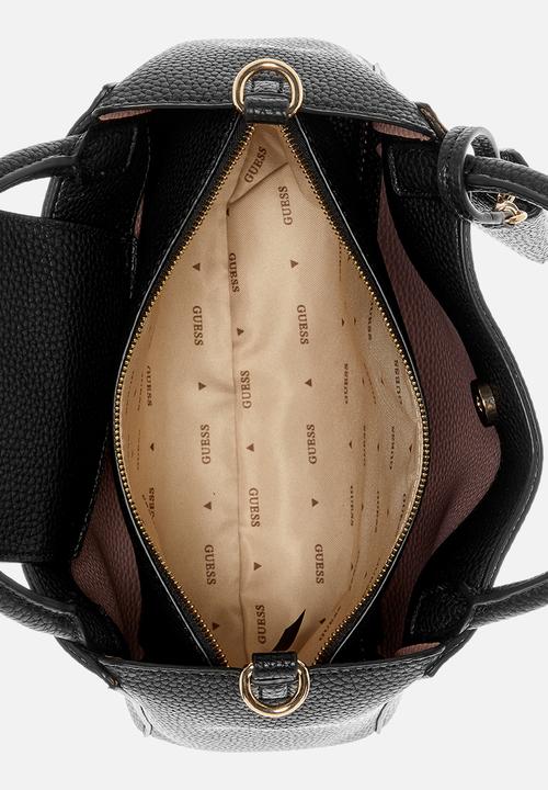 GUESS - Brento sml girlfriend satchel bag - black