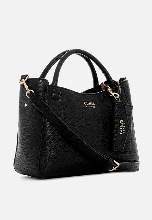 GUESS - Brento sml girlfriend satchel bag - black