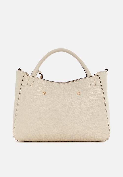 GUESS - Brento sml girlfriend satchel bag - beige