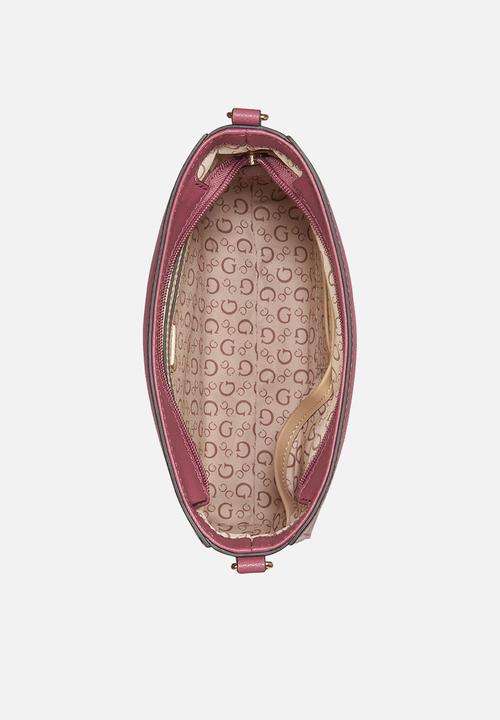 GUESS - Baxian crossbody bag - burgundy