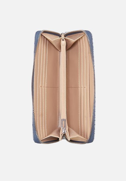 GUESS - Abbas slg zip around bag - pink