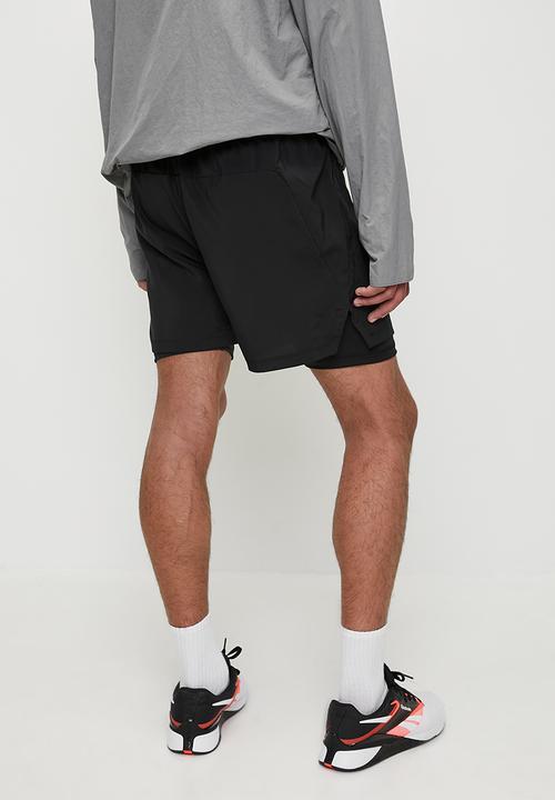 Reebok - 2 In 1 Running Short - Black