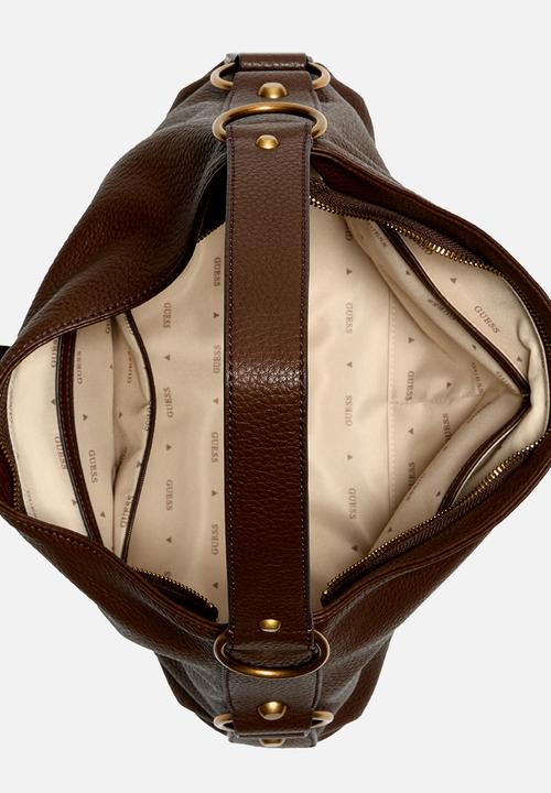 GUESS - Camden shoulder bag - brown