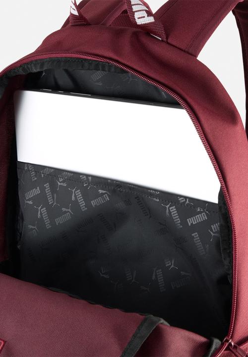 PUMA - Puma Phase Tape Backpack - Ruby Shimmer