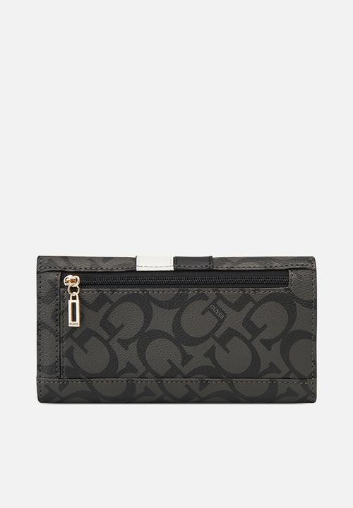 GUESS - Kerry slim clutch bag - black