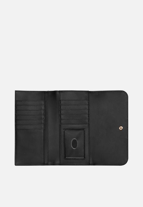 GUESS - Kerry slim clutch bag - black