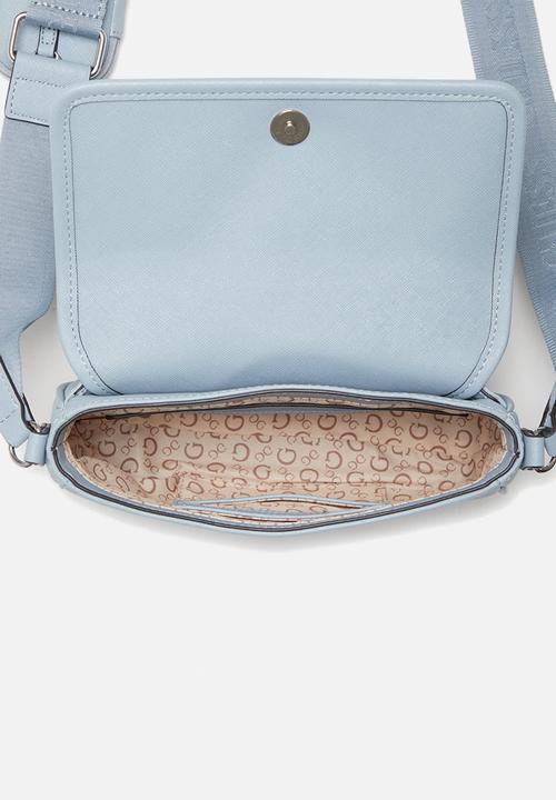 GUESS - Hadding nton mini crossbody bag - blue