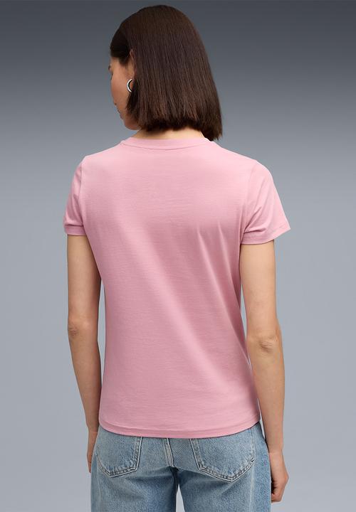 PUMA - ESS METALLIC Tee W Poised Pink-metallic