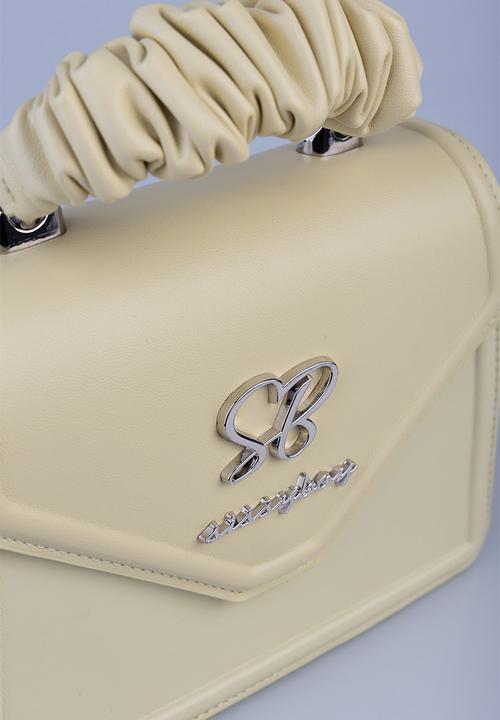 SISSY BOY - Pastel Bag Pompom Strap Bag- Yellow