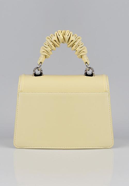 SISSY BOY - Pastel Bag Pompom Strap Bag- Yellow