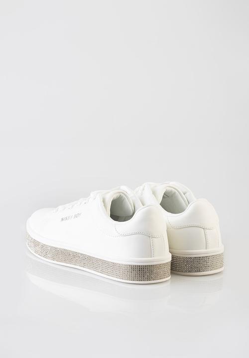 SISSY BOY - Duchess Sneaker With Bling Sole - White