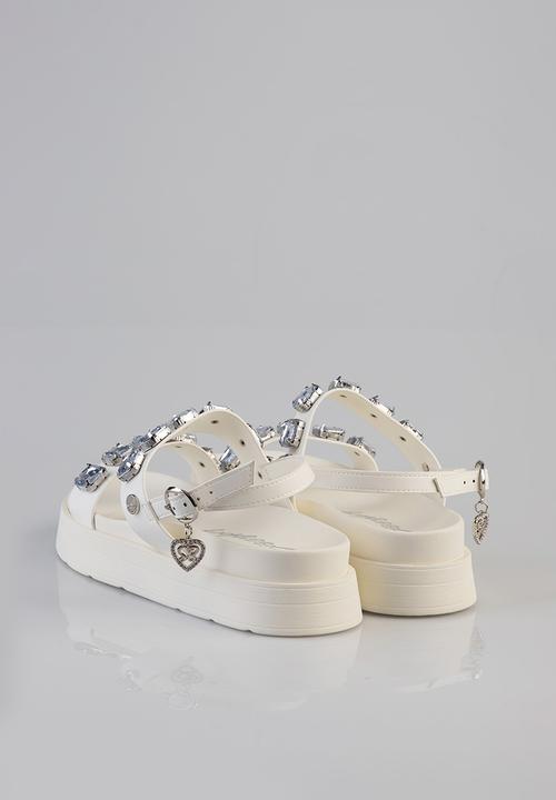 SISSY BOY - Bling platform - white