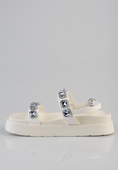 SISSY BOY - Bling platform - white