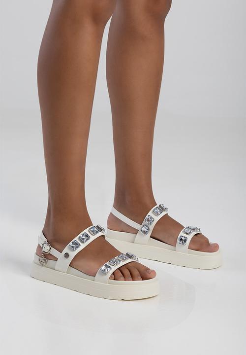 SISSY BOY - Bling platform - white