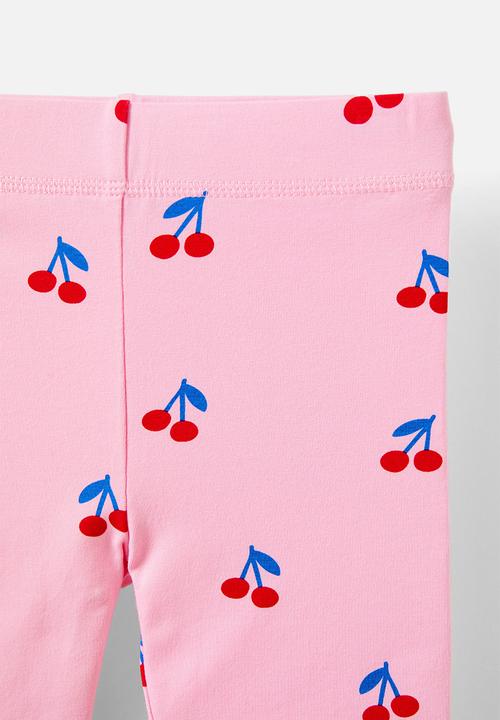 Cotton On - Hailey bike short - fairy pink/cherries