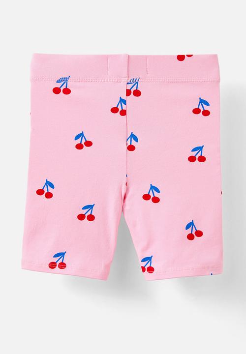 Cotton On - Hailey bike short - fairy pink/cherries