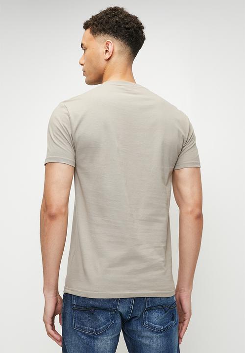 POLO - Lucas Essential Ss T-Shirt - Taupe
